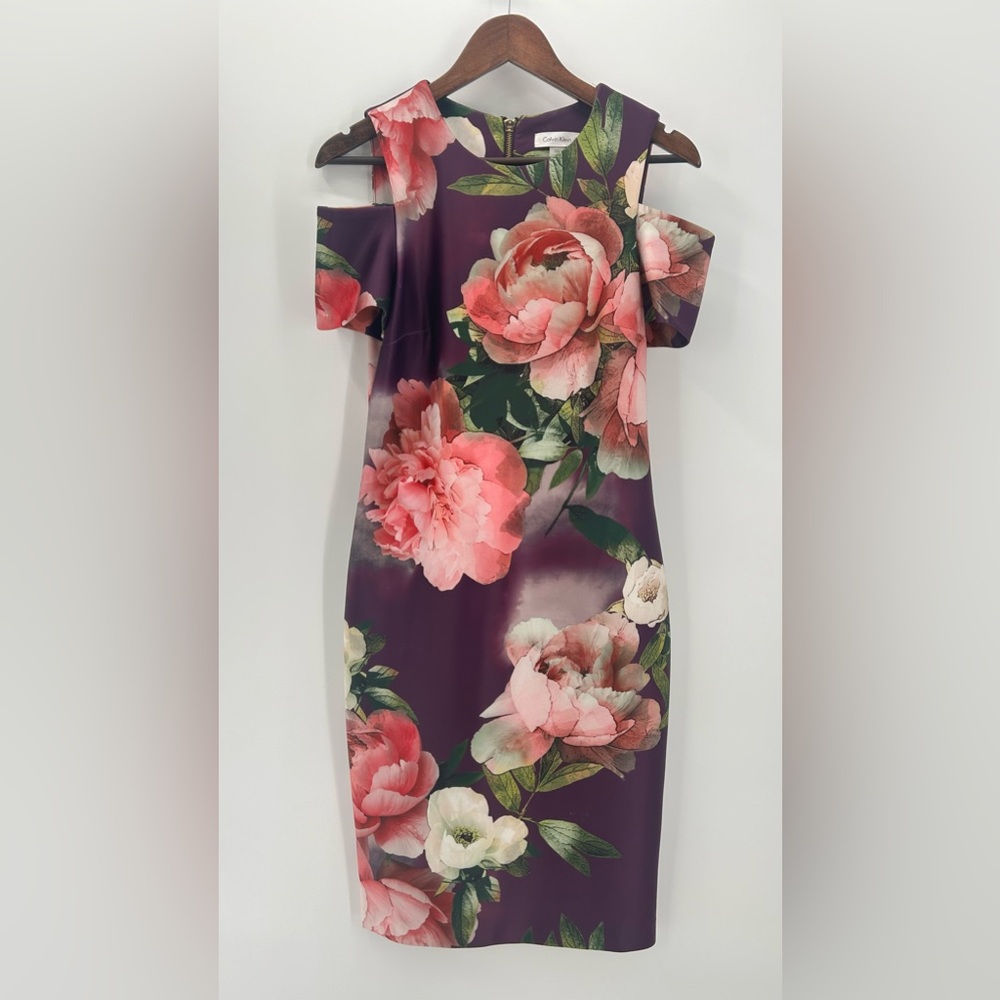 Calvin Klein Floral dress, size 8